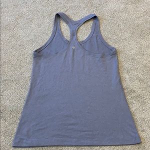Lululemon Cool Racerback II Heathered Sterling